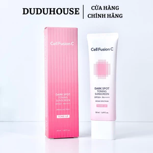 Kem Chống Nắng Cell Fusion C Dark Spot Toning Sunscreen SPF50 Nâng Tone 50ml Duduhouse