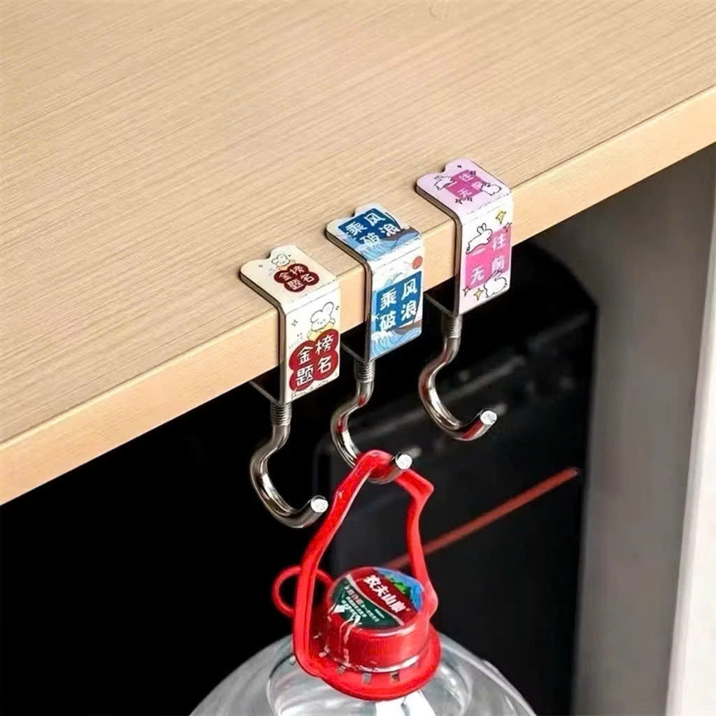 Móc Inox Gắn Cạnh Bàn, Móc Treo Mép Bàn