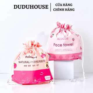Khăn lau mặt dùng 1 lần lau khô, lau ướt, Khăn giấy đa năng