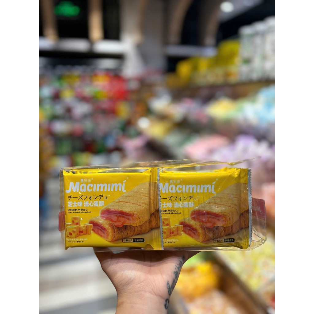 Bánh xốp cuộn MACIMIMI 12 chiếc 5 vị siêu ngon ít ngọt