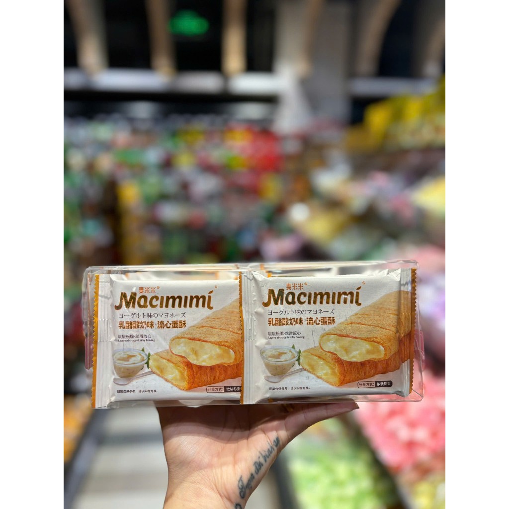 Bánh xốp cuộn MACIMIMI 12 chiếc 5 vị siêu ngon ít ngọt