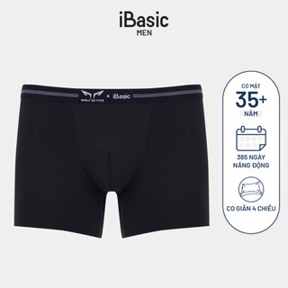 Quần lót nam thể thao Wolf Active x iBasic airy thoáng khí phom trunk không đường may freecut PANM155