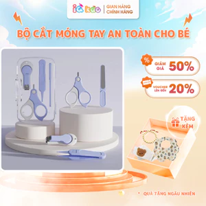 Bộ Dụng Cụ Chăm Sóc Cắt Móng Tay Chân & Vệ Sinh Cho Bé 4 Món– Kèm Hộp Đựng Tiện Lợi IQkao