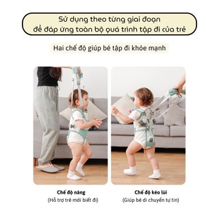 {KAIDOKIDS} Đai Tập Đi Cho Bé  Mềm Mại Thoáng Khí, Dễ Điều Chỉnh Giúp Bé Tập Đi Dễ Dàng
