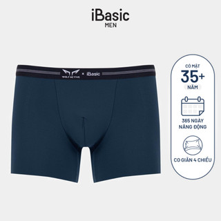 Quần lót nam thể thao Wolf Active x iBasic airy thoáng khí phom trunk không đường may freecut PANM155
