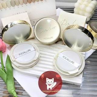 [FOCALLURE] Cushion/ Phấn Nước Focallure Vỏ Trắng, Focallure Poreless Matte Cushion, 12g (FA198)