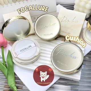 [FOCALLURE] Cushion/ Phấn Nước Focallure Vỏ Trắng, Focallure Poreless Matte Cushion, 12g (FA198)