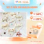 Set 5 Yếm Ăn Dặm Muslin 4 Lớp – Mềm Mại, Thoáng Khí, Kháng Khuẩn Tự Nhiên Cho Bé Từ 0-12 Tháng IQKAO