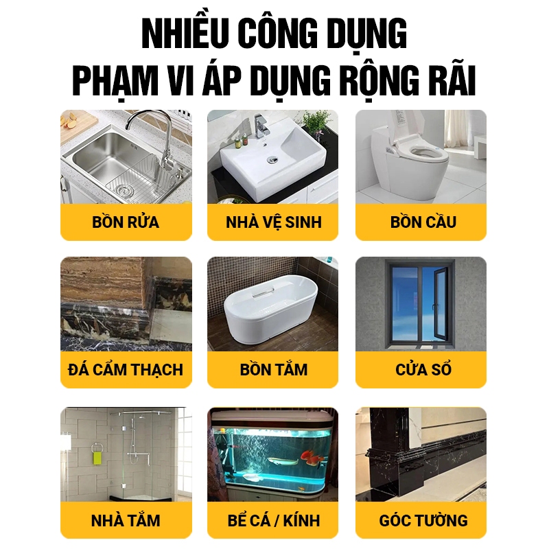 Kaleis Keo Siêu Dính Chống Thấm Đa Năng – Vá Nứt, Ngăn Rò Rỉ, Chống Ẩm Mốc Cho Tường, Mái Tôn, Sàn, Ống Nước