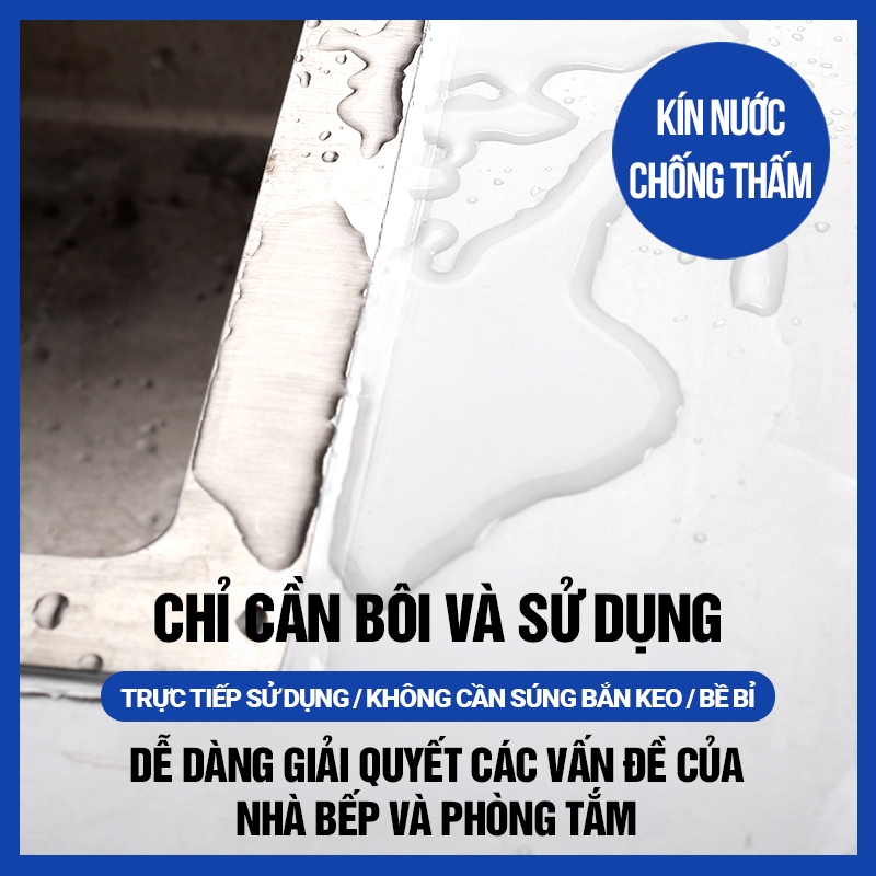 Kaleis Keo Siêu Dính Chống Thấm Đa Năng – Vá Nứt, Ngăn Rò Rỉ, Chống Ẩm Mốc Cho Tường, Mái Tôn, Sàn, Ống Nước