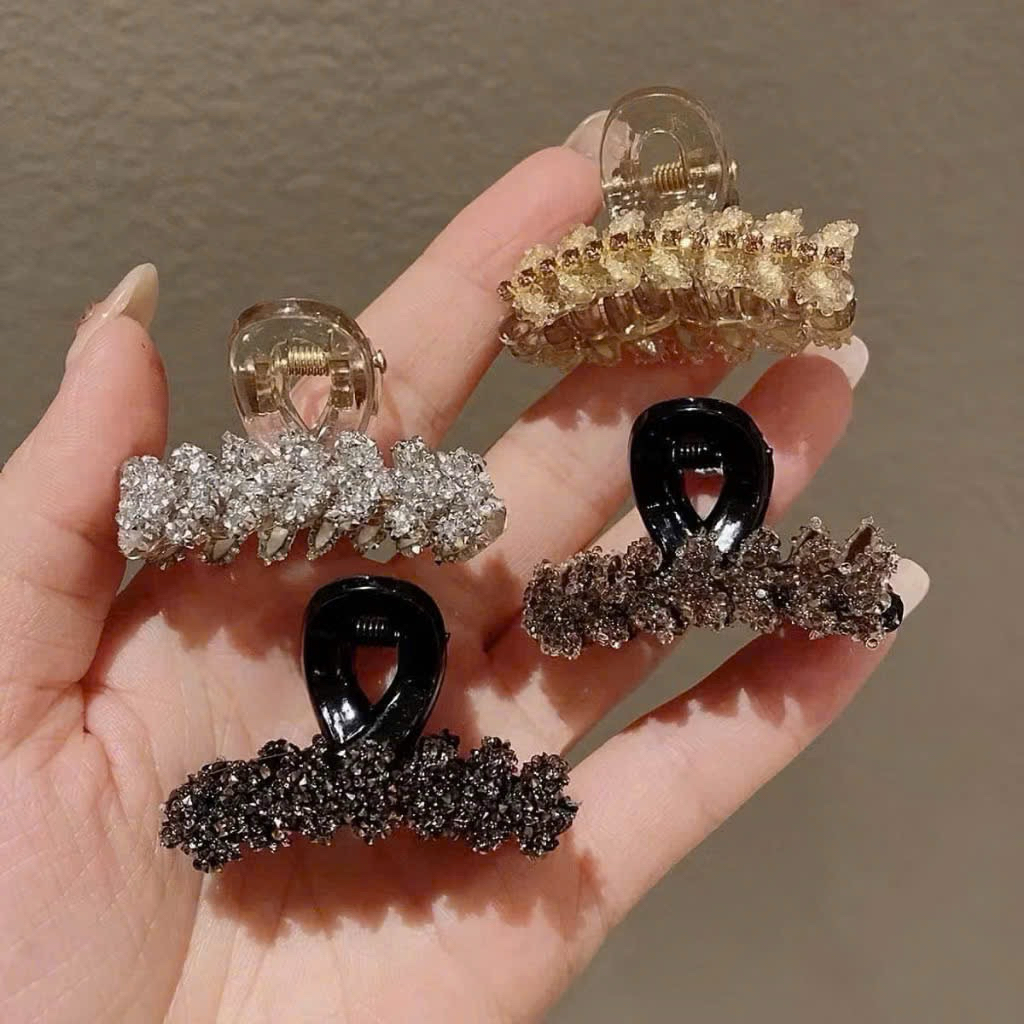 SET 4 KẸP TÓC CÀNG CUA MINI LẤP LÁNH BLING SIÊU XINH