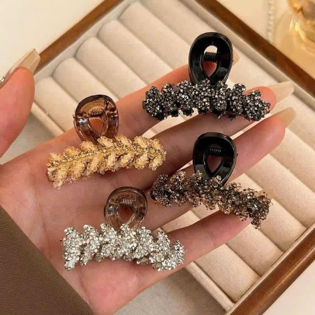 SET 4 KẸP TÓC CÀNG CUA MINI LẤP LÁNH BLING SIÊU XINH
