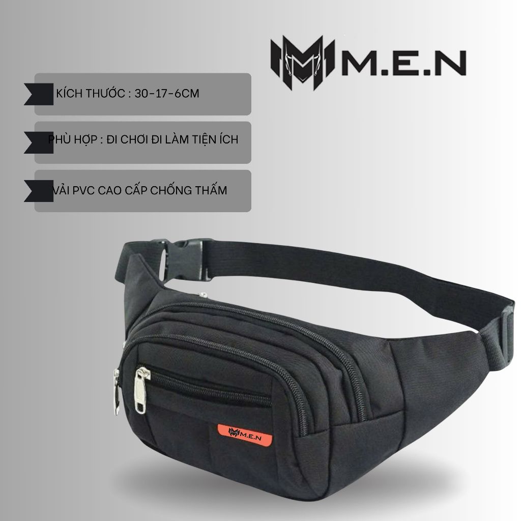 Túi đeo chéo 30cm thiếu niên 4 ngăn M.E.N không phai nắng theo thời gian [GIÁ CẠNH TRANH]