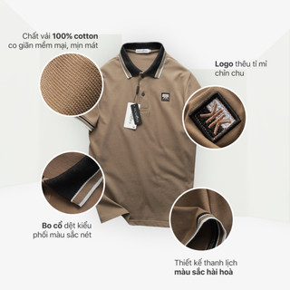[Hot] Áo Polo Nam Đẹp 100% Cotton Cao Cấp Loại 1 – Form Chuẩn, Thấm Hút Tốt, Mềm Mại, Tinh Tế – Thoáng Mát, Có Big Size