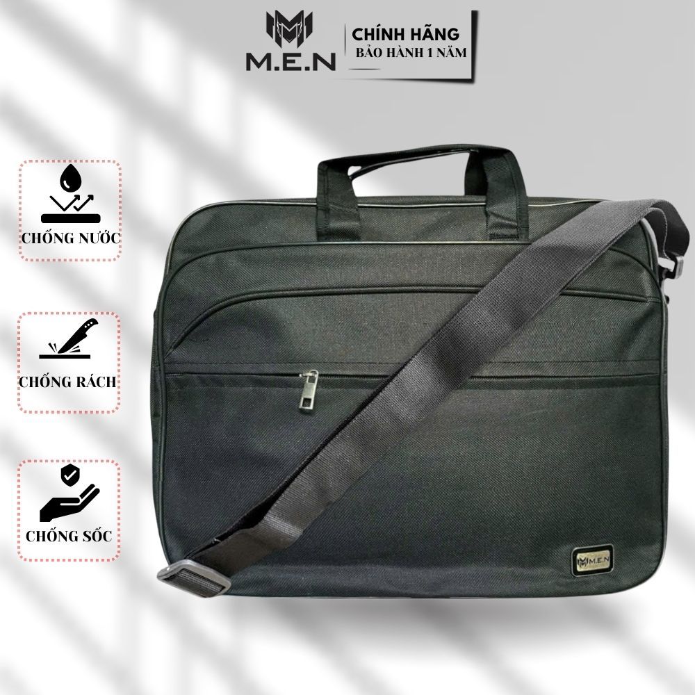 Full đen 4 kiểu Cặp công tác đeo chéo chống va đập bảo vệ đồ cá nhân siêu vipp M.E.N nhiều lớp [NSX CÓ BẢO HÀNH]