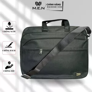 Full đen 4 kiểu Cặp công tác đeo chéo chống va đập bảo vệ đồ cá nhân siêu vipp M.E.N nhiều lớp [NSX CÓ BẢO HÀNH]
