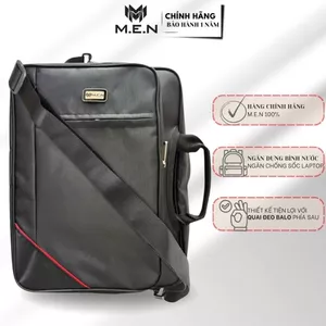 Cặp đa năng tải trọng: 3-5kg học viên cấp 2 góc xéo đen full M.E.N không thấm nước KHH52 [CHÍNH HÃNG]