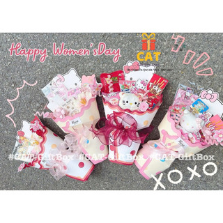 🌸 Bó Quà Hello Kitty – Quà Tặng Dễ Thương Cho Bé Gái / Sinh Nhật / 20-10 🌸, Quà tặng bó hoa nhỏ xinh, gấu hello kitty