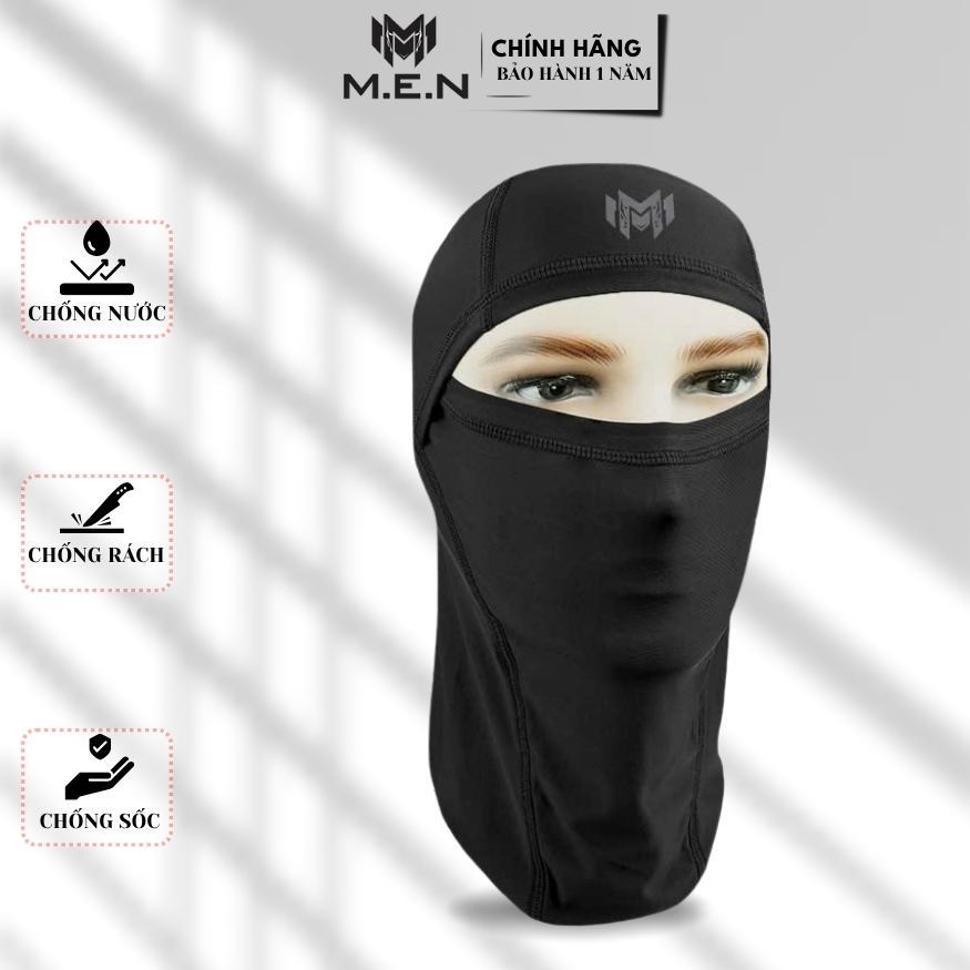 Khăn che đầu kiểu mới 3IN1/ men full đen ngầu [KHO SỈ]