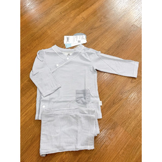 Bộ dài tay cài chéo pyjamas bubaby