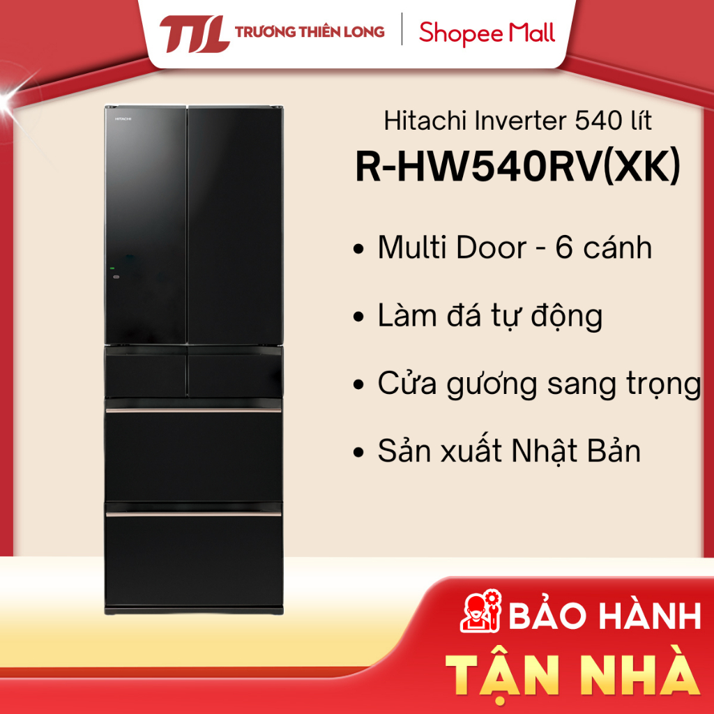 R-HW540RV(XK) - Tủ lạnh Hitachi Inverter 540 lít Multi Door R-HW540RV ...