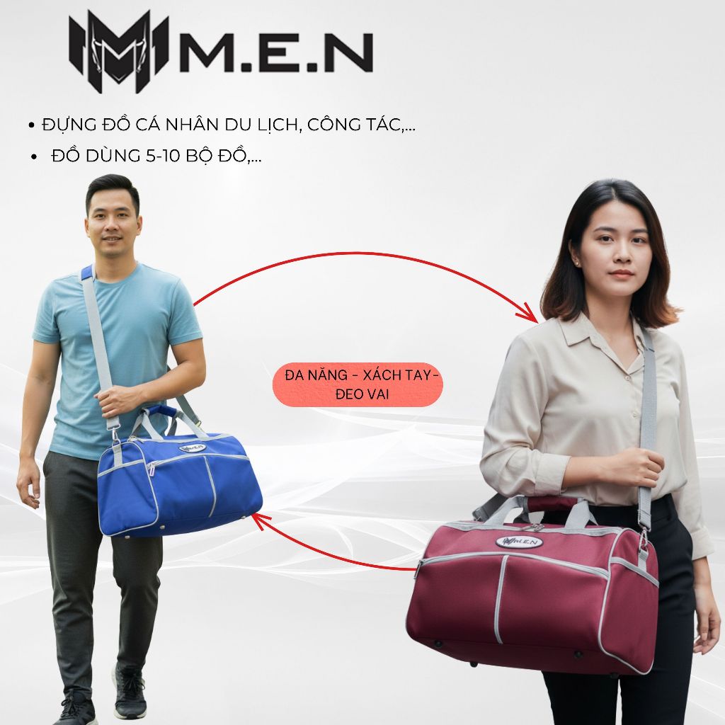 Túi gấp gọn thể thao Men Cuken kháng nước [VIDEO THẬT]