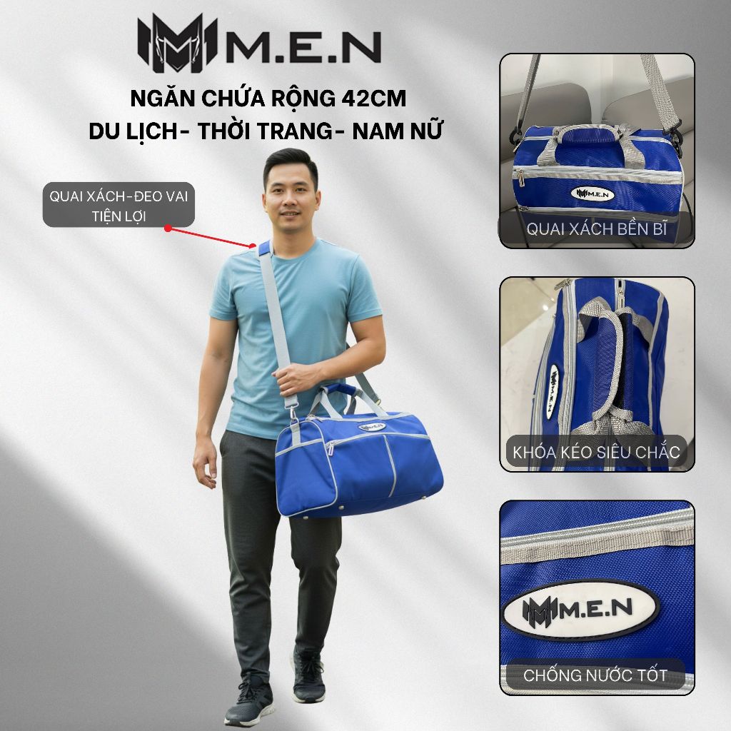 Túi trống Sport 5-7 bộ đồ thời thượng chống nước thấm M.E.N/CUKEN*C9 [CHUẨN NEW- SIÊU CHẤT LƯỢNG]