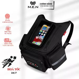 Túi treo cổ xe máy BB3 rộng rãi 10L PVC chịu nhiệt cao M.E.N K4-K3-K2 khóa kéo kháng nước [GIAO NHANH 2H]