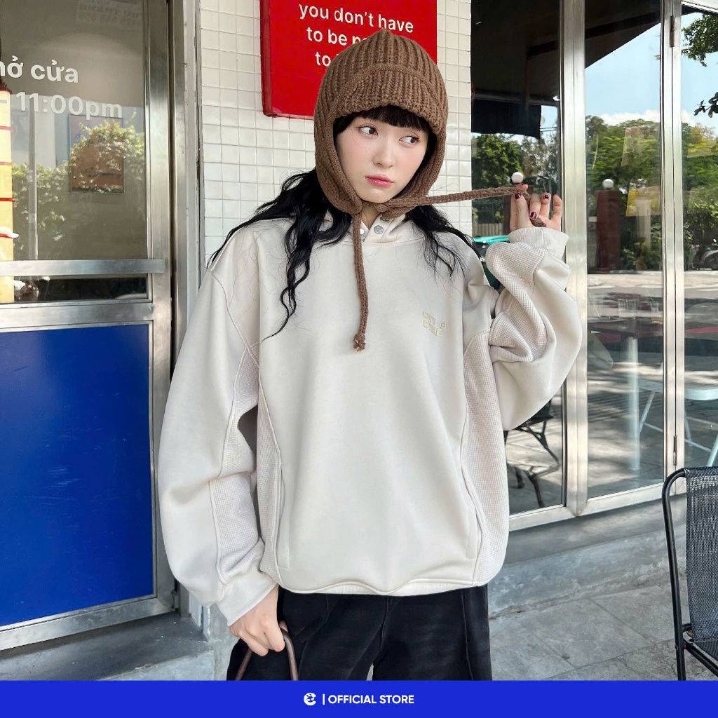 Áo hoodie nỉ nhung mùa đông nam nữ Local Brand Chính Hãng City Cycle Áo hoodie Simple Block