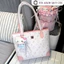 Túi Xách Nữ Tote Hoạ Tiết Hello Kitty Size35 (Kèm Móc Khóa) Đi chơi đi du lịch sang trọng tiện dụng TT03
