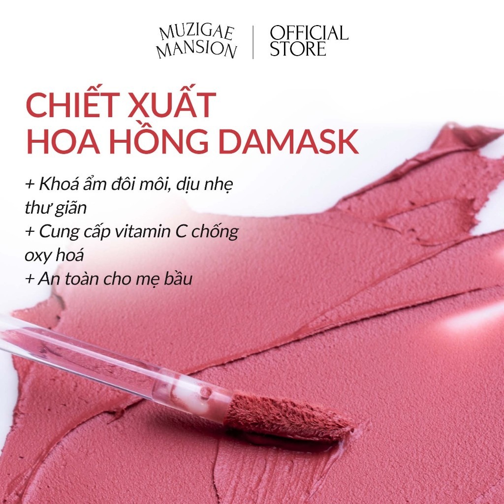 [Giảm giá thấp] Son Kem Lì Muzigae Mansion Objet Liquid 6g Thuần Chay Lâu Trôi [exp:2026.3]