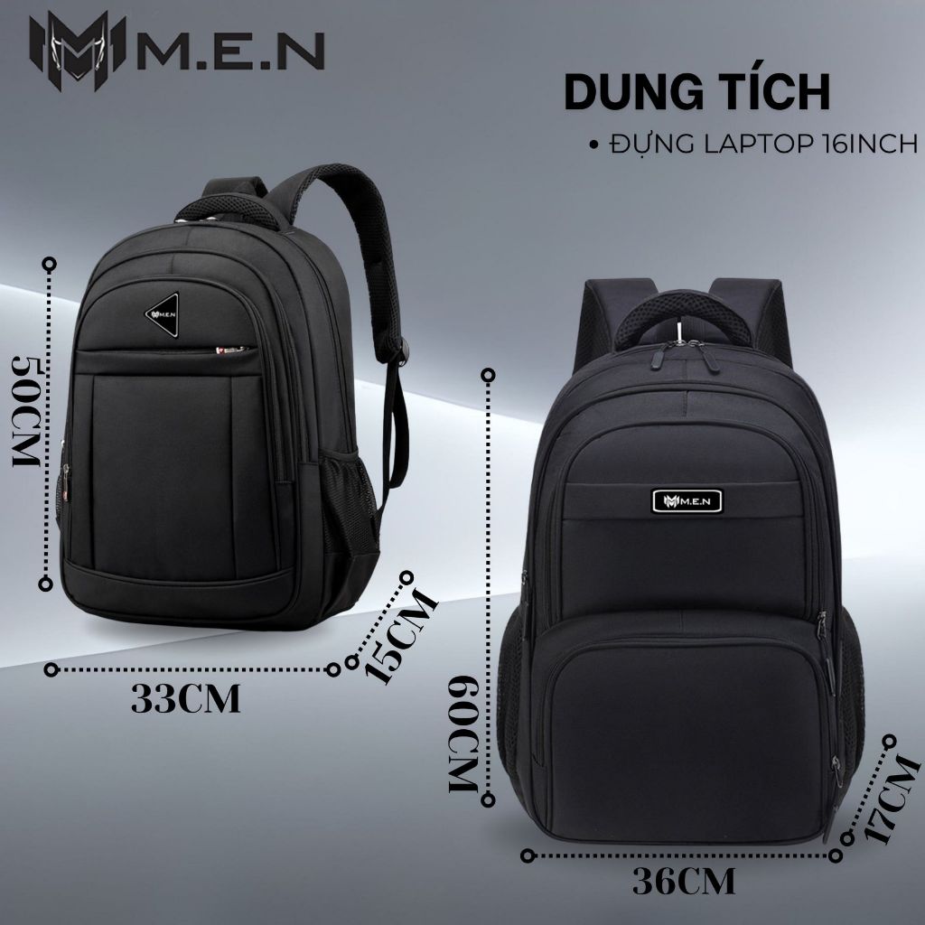 Balo đa năng nam nữ cỡ lớn M.E.N ACROTT nhiều ngăn 3 kiểu GS588 [Có bảo hành]