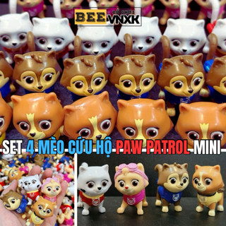 Set 4 Mèo cứu hộ PAW PATROL mini - Đồ chơi BEE VNXK