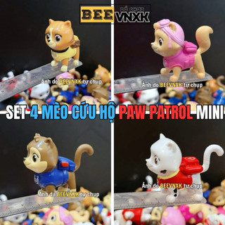 Set 4 Mèo cứu hộ PAW PATROL mini - Đồ chơi BEE VNXK