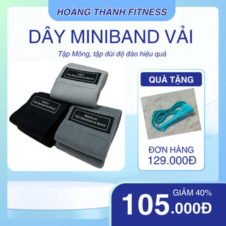 Dây Miniband Vải Tập Chân Mông Đùi, Giản Cơ Chính Hãng Phù Hợp Với Nhiều Lứa Tuổi Giới Tính