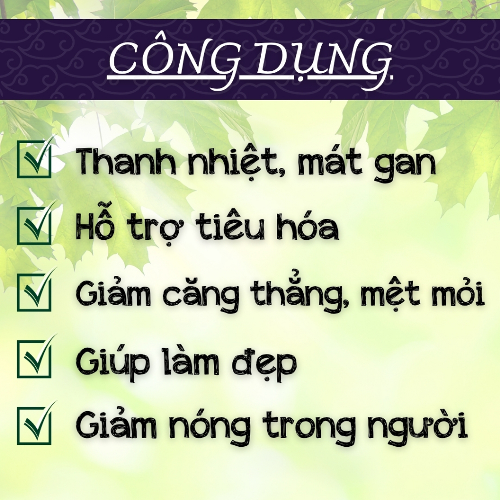HÒA BÌNH ORGANIC - Trà Túi Lọc Nhân Trần Cam Thảo -Thanh nhiệt, giảm nóng trong, mát gan-Bịch 50 lọc