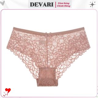 Quần lót nữ cao cấp xuyên thấu tôn dáng quyến rũ, Quần chip kháng khuẩn khử mùi DEVARI L6824