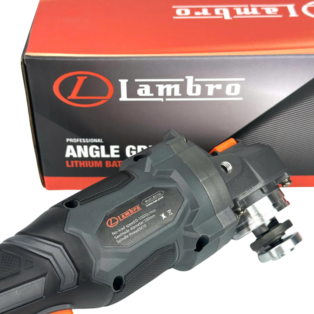 Thân Máy Mài Pin LAMBRO LB5700 Động Cơ Không Chổi Than Có Chống Sốc Đá, Chống Khởi Động Lại Sử Dụng Chân Pin Phổ Thông