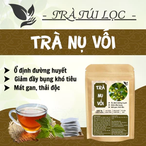 HÒA BÌNH ORGANIC - Trà Túi Lọc Nụ Vối - Ổn định đường huyết, thanh nhiệt, Giảm cân - Bịch 50 lọc