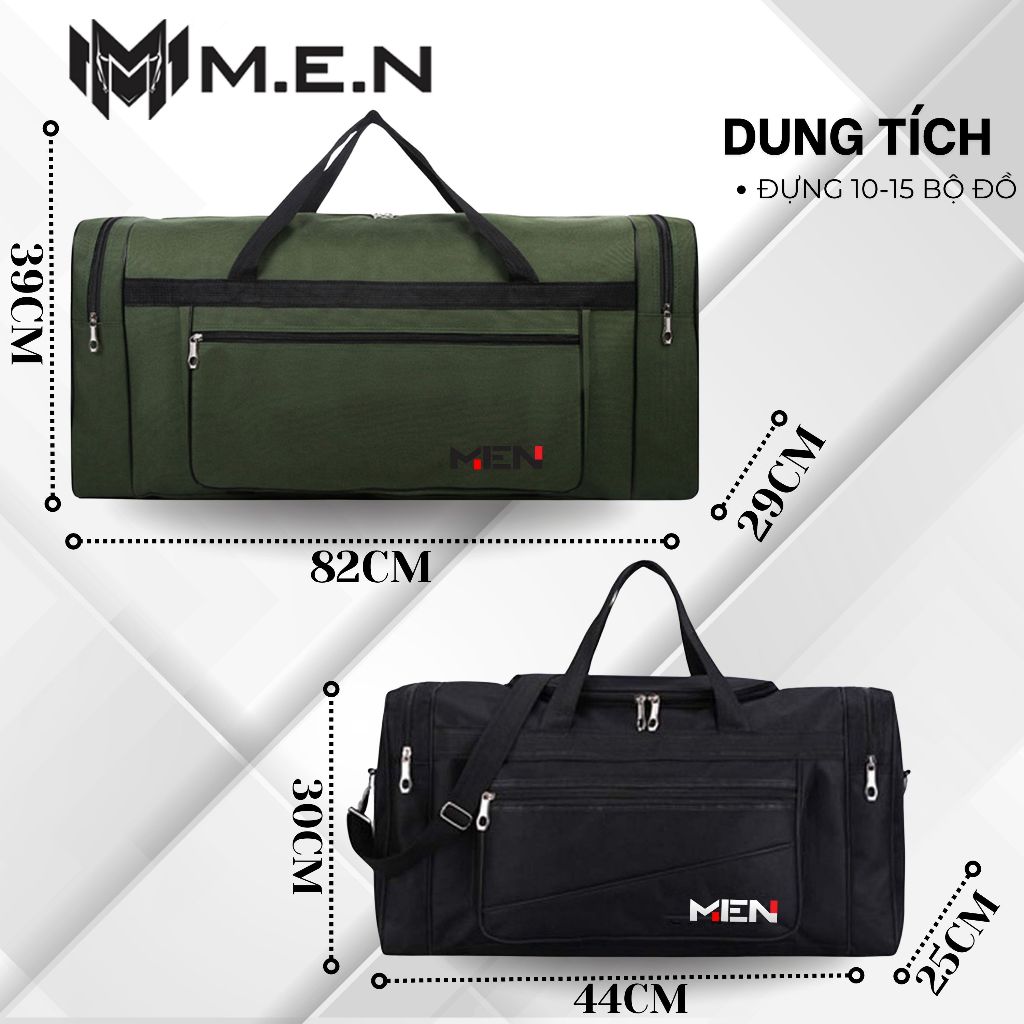 Túi trống du lịch 44cm 82cm Beslin M.E.N siêu rộng [NEW]