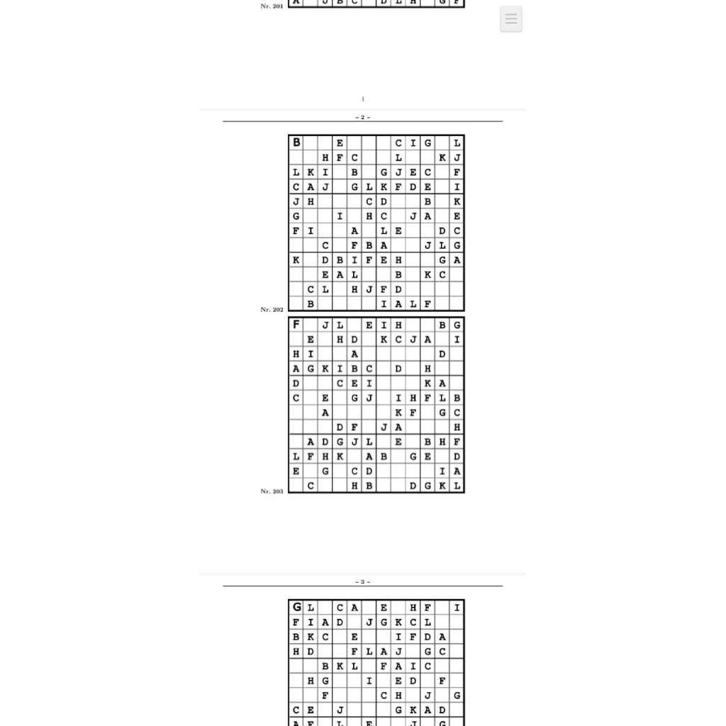 100 bài Sudoku 12x12 có đáp án (DẠNG CHỮ)