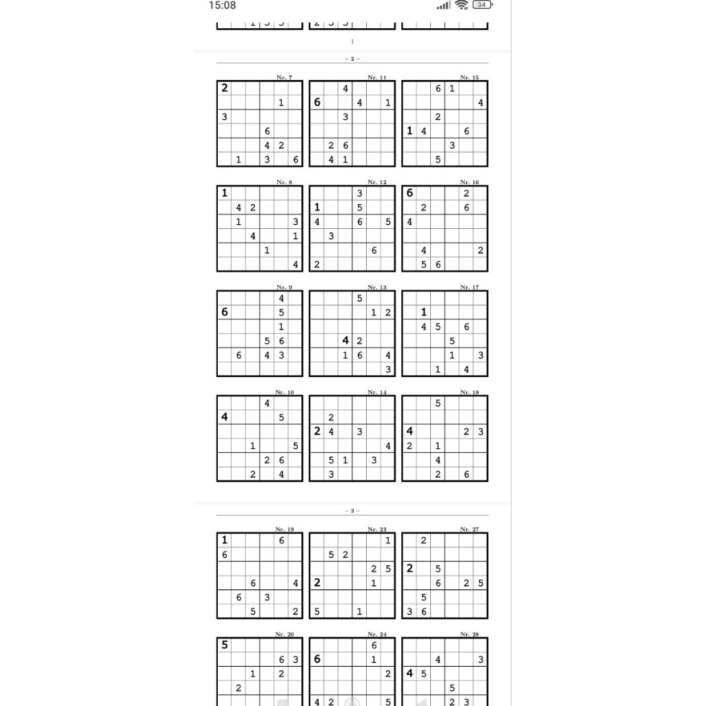 200 Bài Sudoku 6x6 có đáp án (DẠNG SỐ)