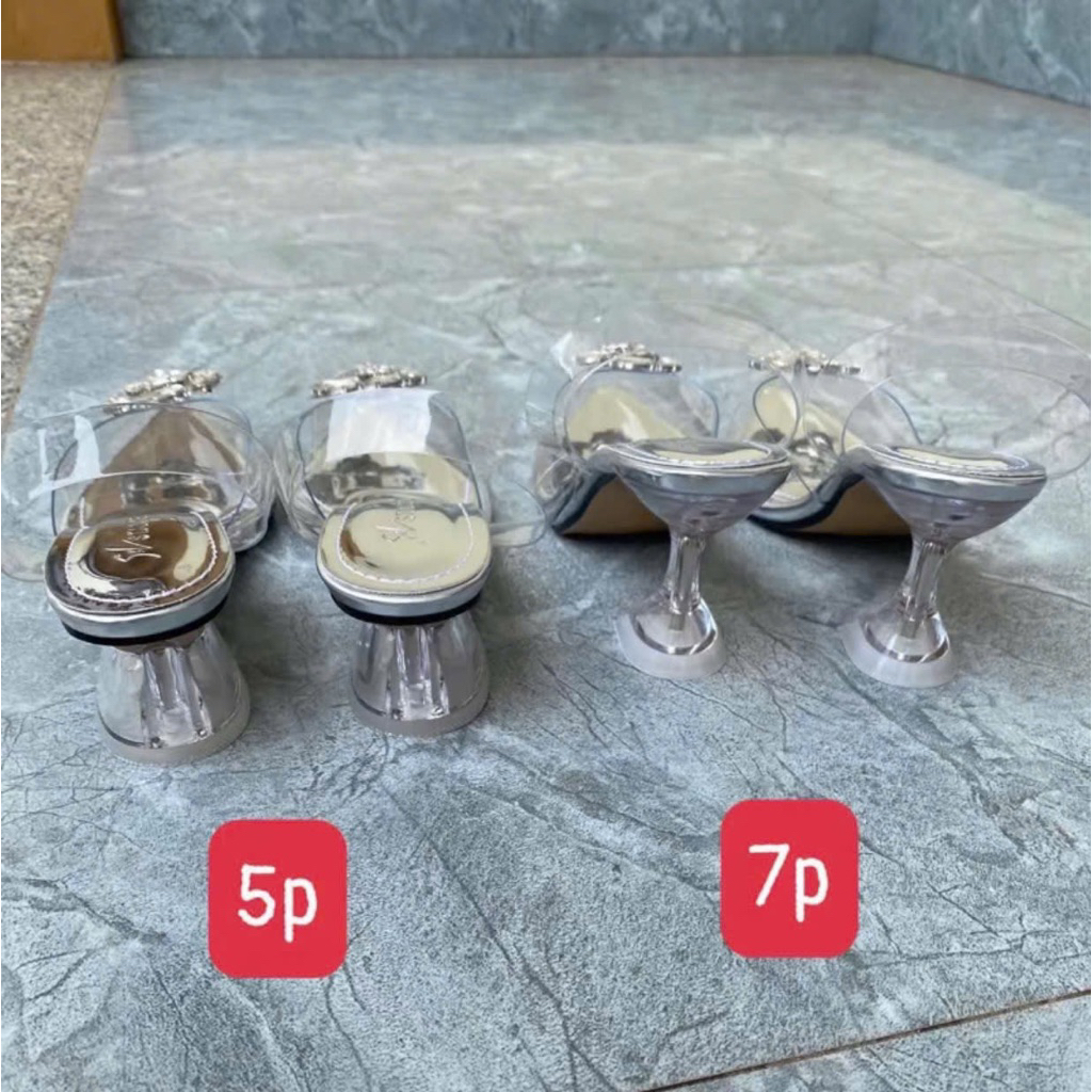 Giầy cao gót đính đá hoa mặt trời, giày mũi nhọn mica mềm êm dễ đi