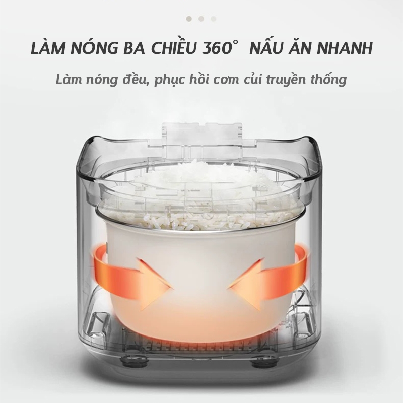 【Bảo hành 3 năm】 - Nồi cơm điện thông minh 1.2L - Ít đường - Đa chức năng - Chức năng hẹn giờ
