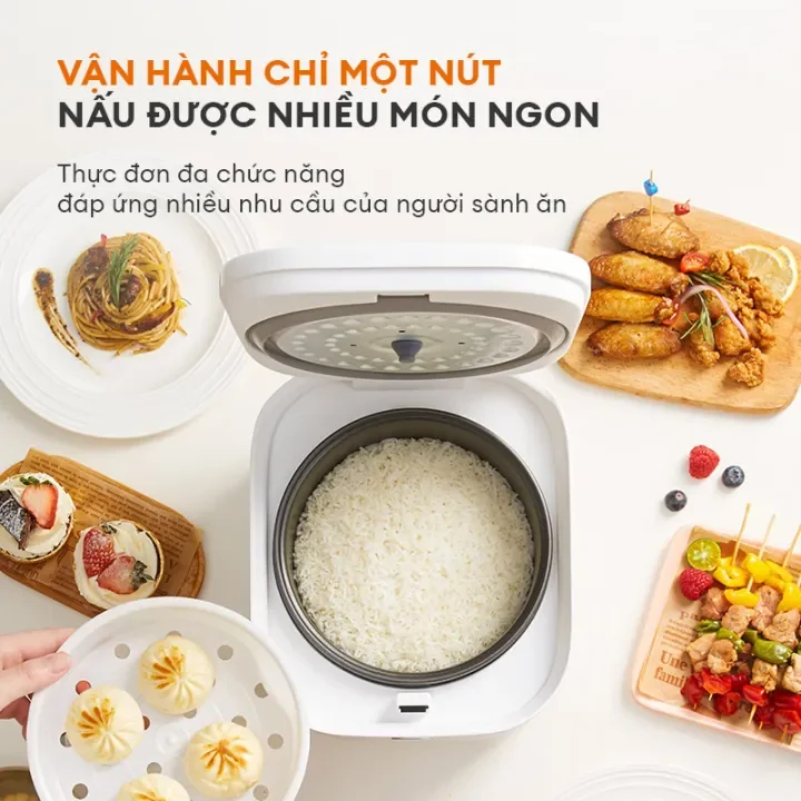 【Bảo hành 3 năm】 - Nồi cơm điện thông minh 1.2L - Ít đường - Đa chức năng - Chức năng hẹn giờ