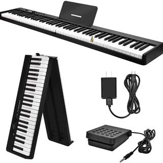 Đàn Piano Gấp Gọn 61-88 Phím Phím Cho Bé Tập Chơi Đàn Kết Nối Bluetooth + Chân Đàn + Phone/APP