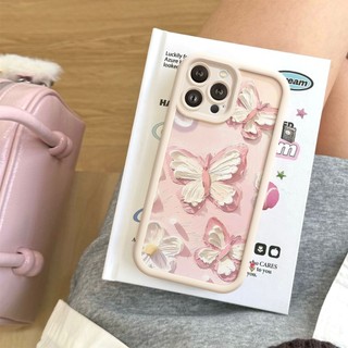 Ốp Lưng iPhone Camera Viền Cao Bướm Hoa Mềm Chống Sốc, Cao Cấp - iP 6/7/8/X/XS/XR/11/12/13/14/15/16/17/Plus/Air/Pro/Max