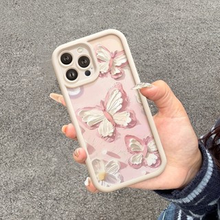 Ốp Lưng iPhone Camera Viền Cao Bướm Hoa Mềm Chống Sốc, Cao Cấp - iP 6/7/8/X/XS/XR/11/12/13/14/15/16/17/Plus/Air/Pro/Max