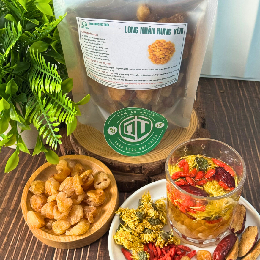 Long Nhãn Hưng Yên Thượng Hạng (Thơm, vàng, ngọt) - An Thần, Ngủ Ngon, Giảm Stress, Tăng Sức Khỏe