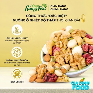 Hạt Mix Dinh Dưỡng Macca/ Healthy mix 7 loại/ Hạt điều/ Healthy granol mật ong vanila Từ Your Superfood